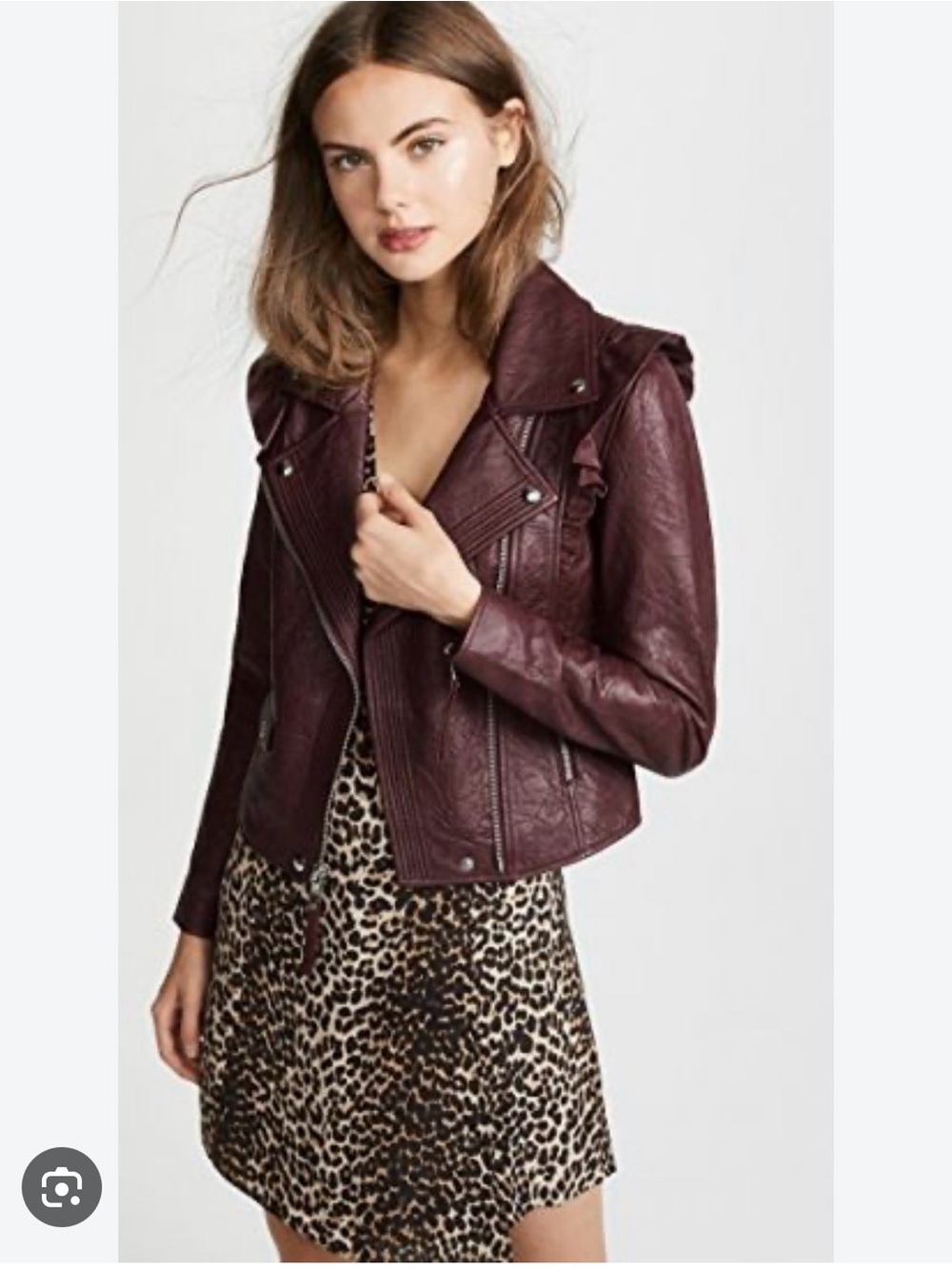 Paige Annika Leather Moto Jacket
